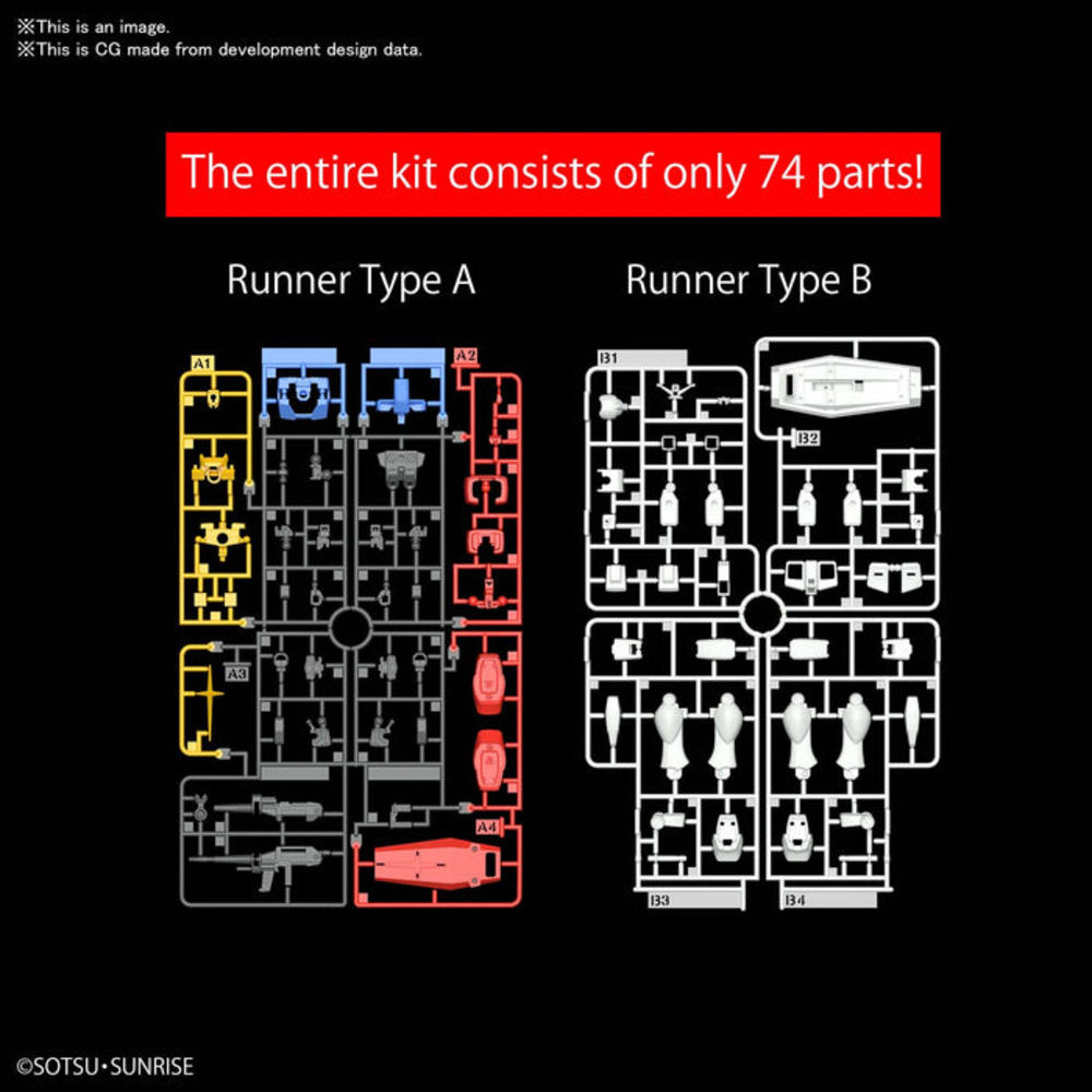 EG GUNDAM RX-78-2 1/144 MODEL KIT